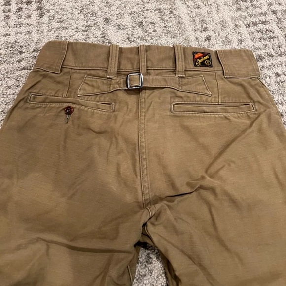 Mister Freedom Sportsman Chinos, Stevenson 3Sixteen Olive Khaki, 30W 30L - Picture 3 of 12